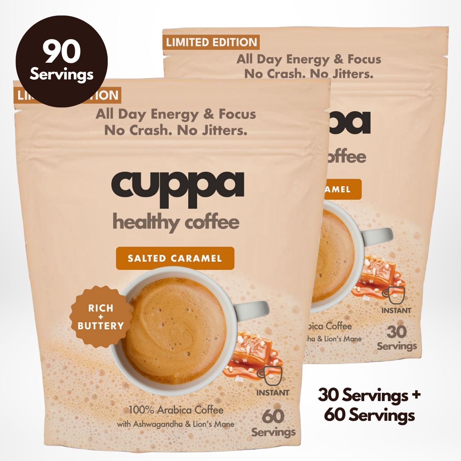 Salted Caramel|Instant|90 servings