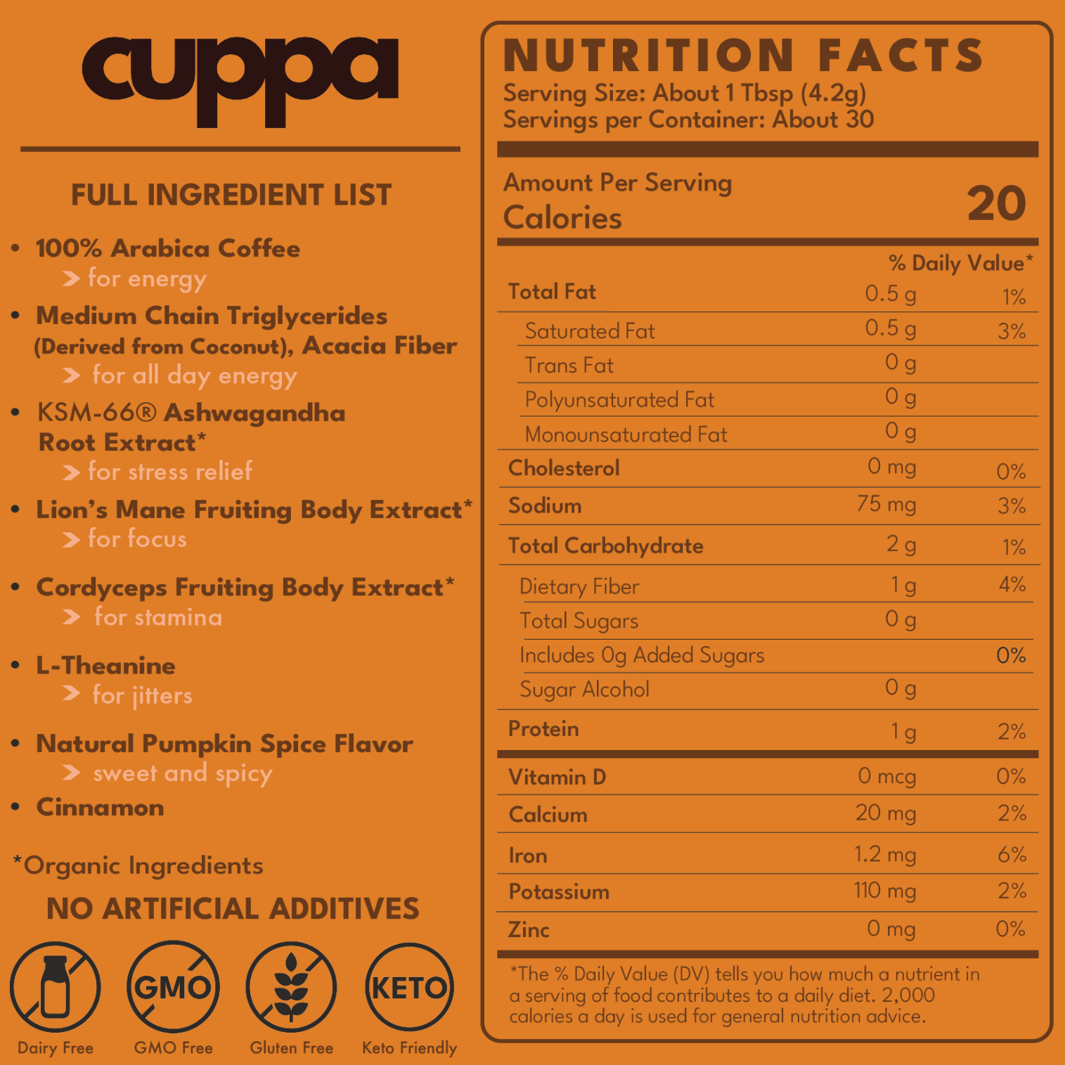 Pumpkin Spice|Instant|90 servings