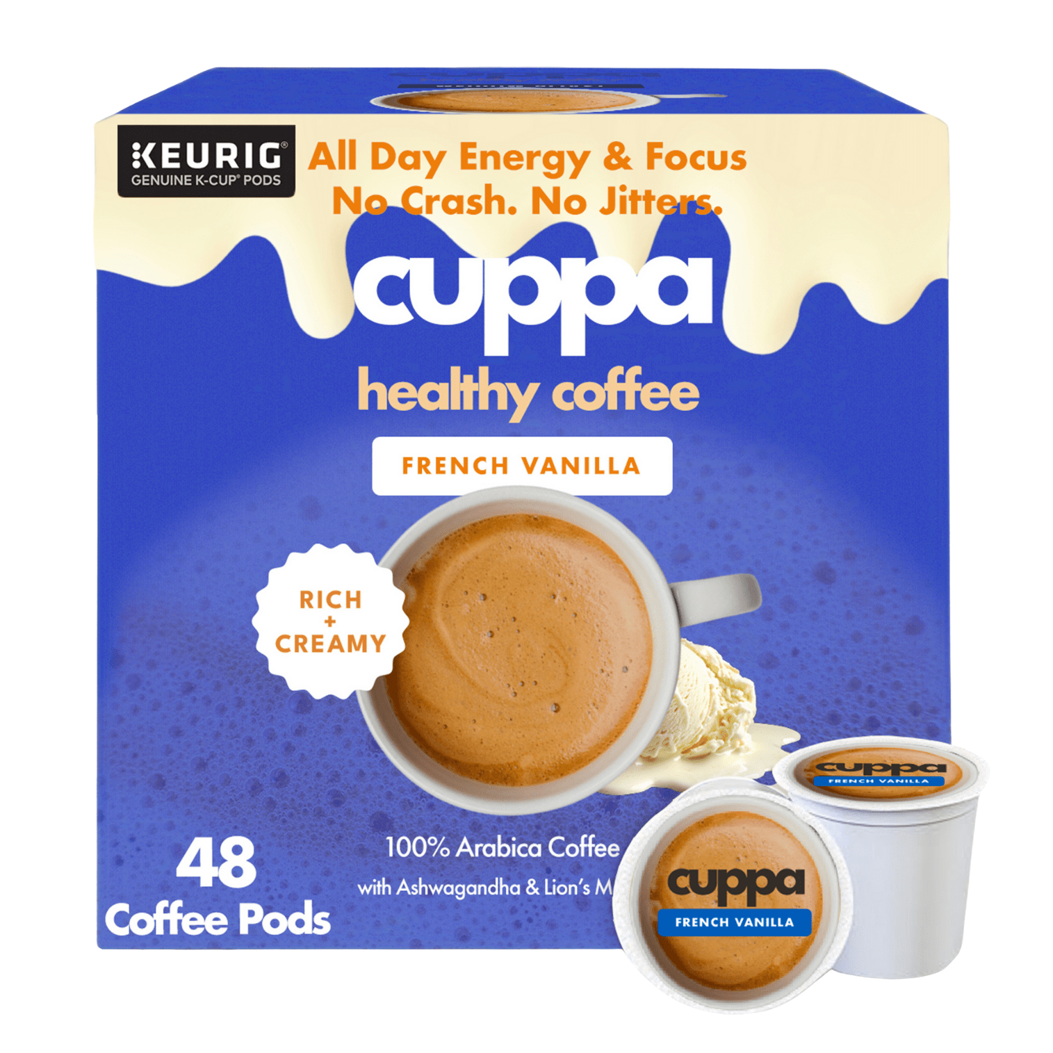 French Vanilla|K-Cup|48 servings