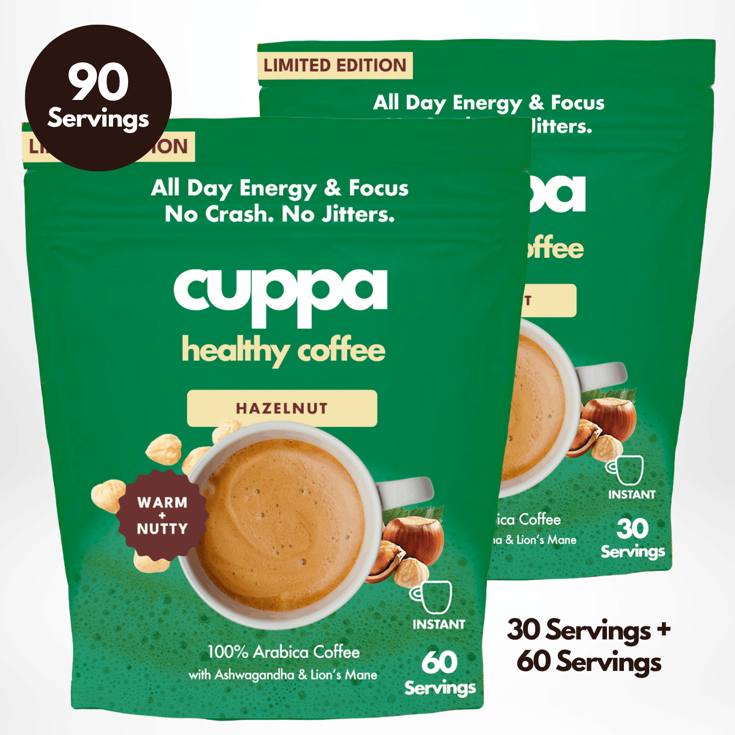 Hazelnut|Instant|90 servings