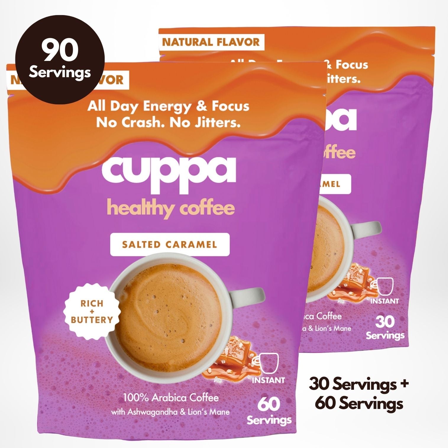 Salted Caramel|Instant|90 servings