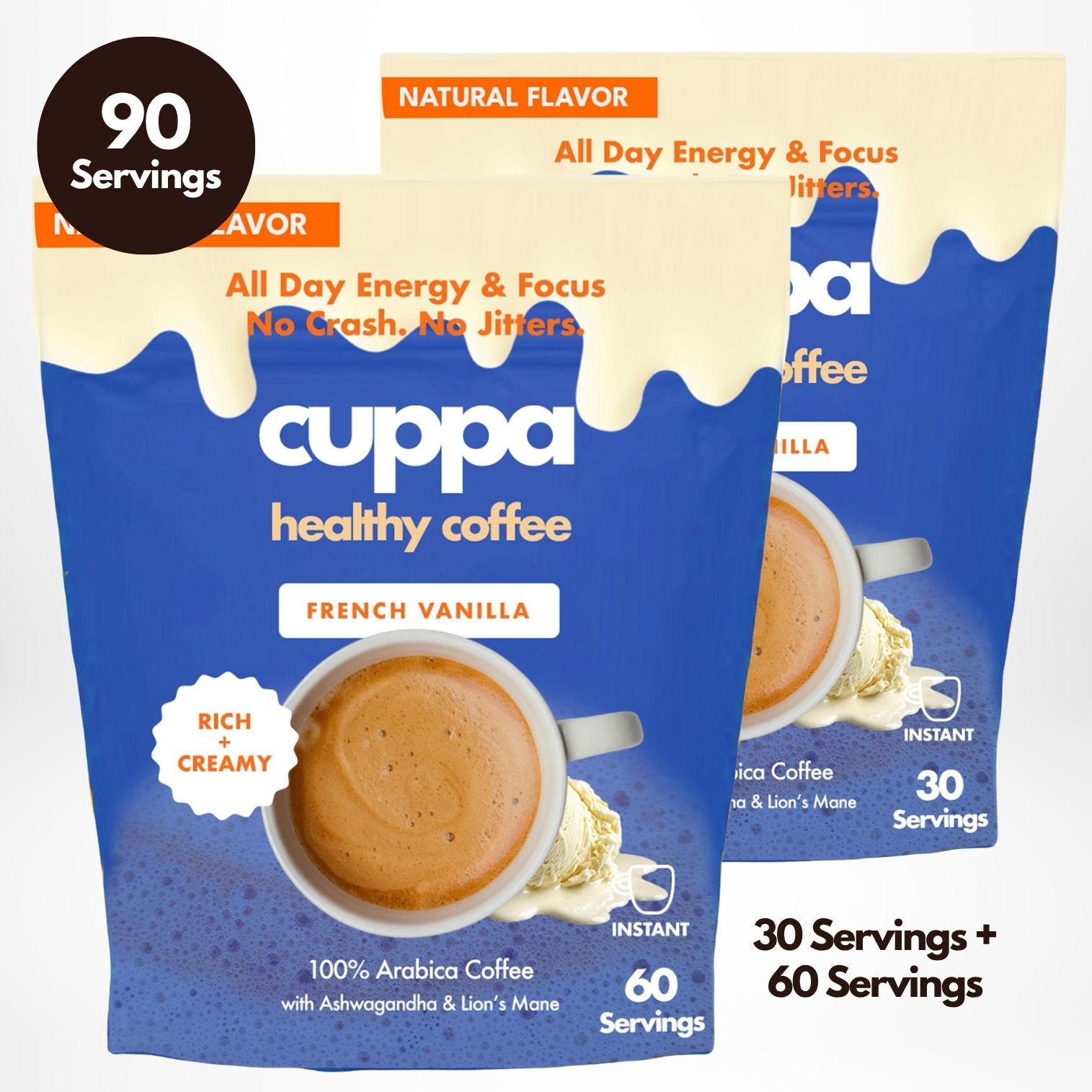 French Vanilla|Instant|90 servings