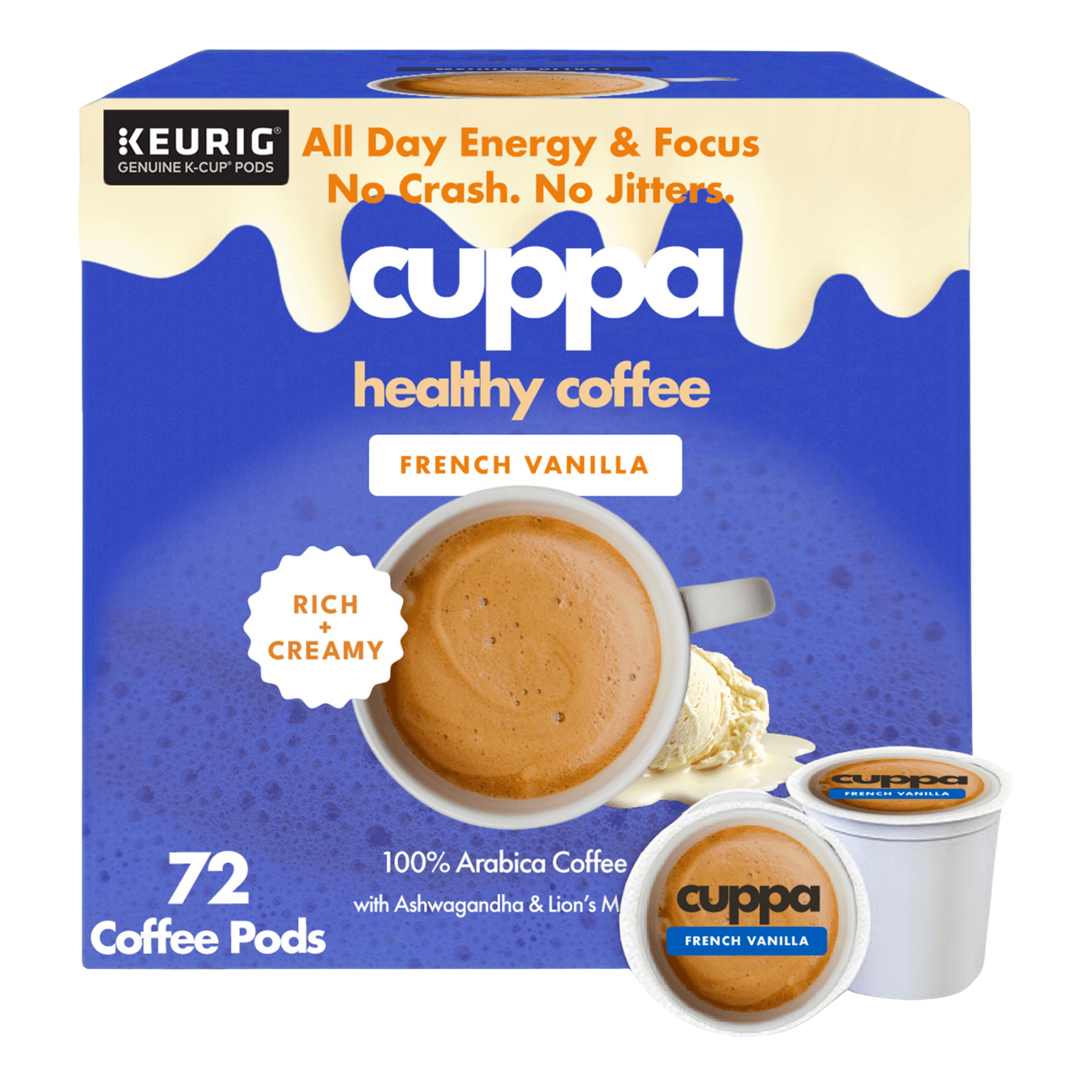French Vanilla|K-Cup|72 servings