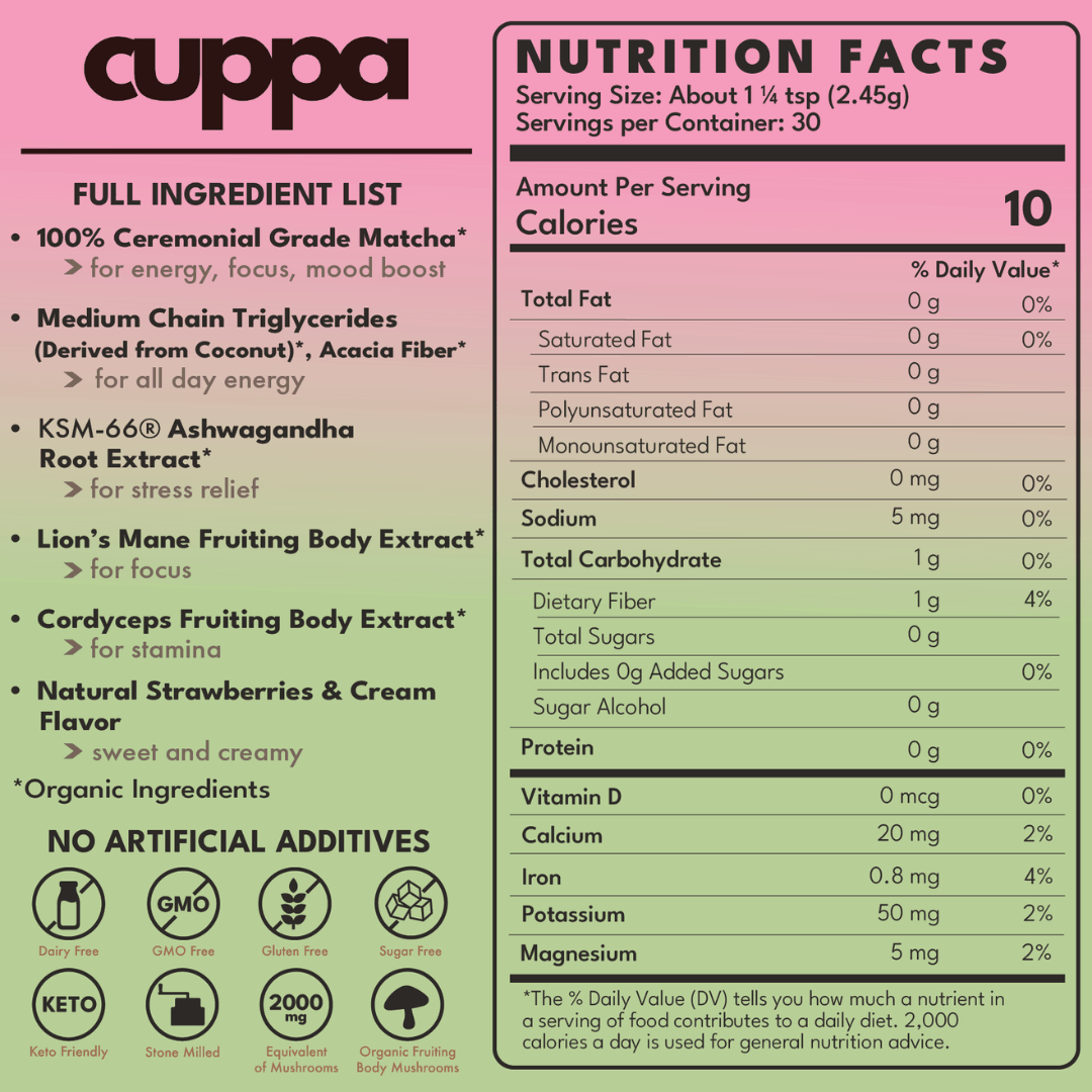 Strawberries & Cream|30 servings