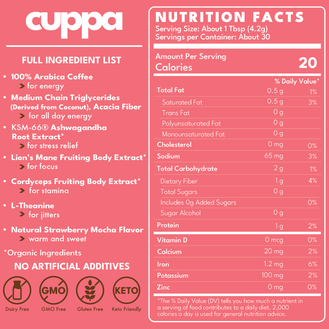 Strawberry Mocha|Instant|60 servings